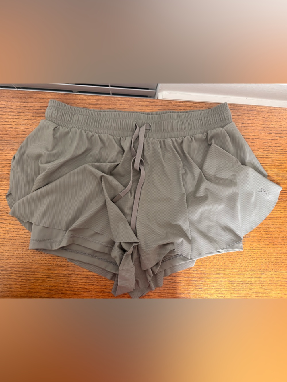 JoyLab Olive Green Athletic Shorts with Drawstring Waist